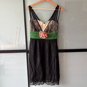 Anthropologie Moulinette Soeurs Dance Hall Illusion Dress - Women's Size 0